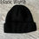 Thumbnail: Child Black Waffle Toque
