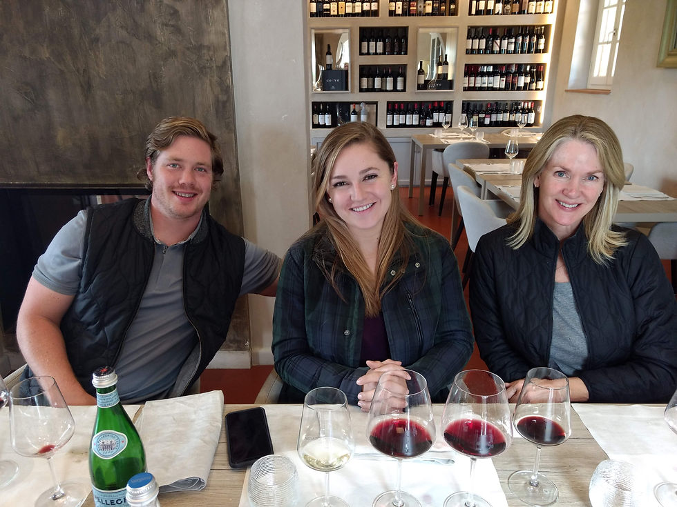 Wine tasting at Cecchi Winery
