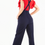 Thumbnail: Voodoo Vixen Anchor Embroidered Jumpsuit
