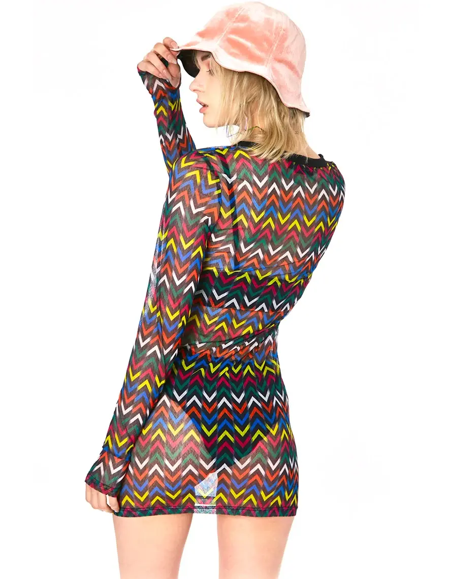 Thumbnail: Jawbreaker Mixtape Mesh Dress