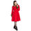 Thumbnail: Hell Bunny Red Robinson Coat