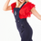 Thumbnail: Voodoo Vixen Anchor Embroidered Jumpsuit