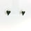 Thumbnail: Little Heart Black Diamonds Earring WG