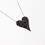 Thumbnail: Heart Black Diamonds Necklace WG