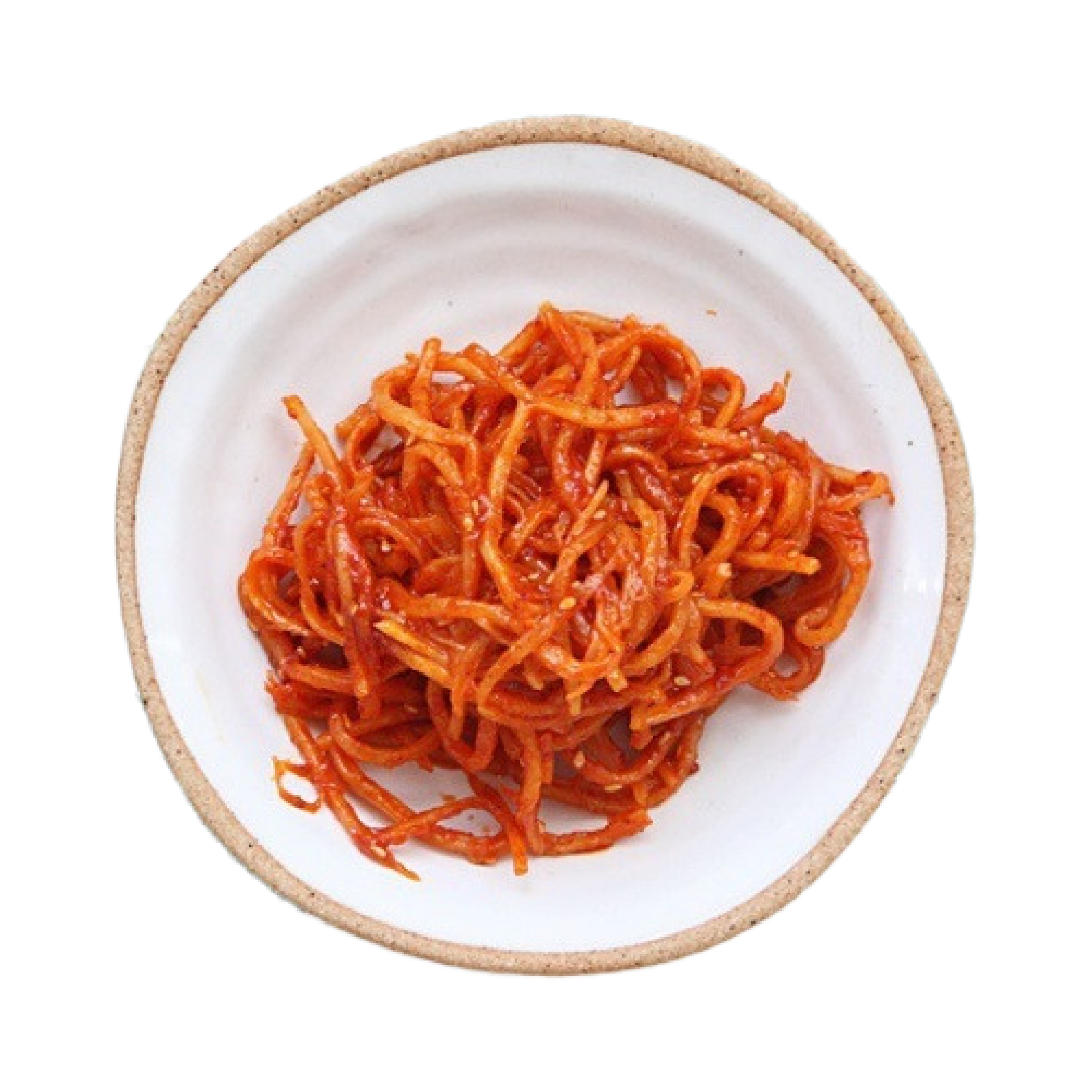 Stir-Fried Spicy Squid (100g) 오징어채 볶음  炒鱿鱼丝