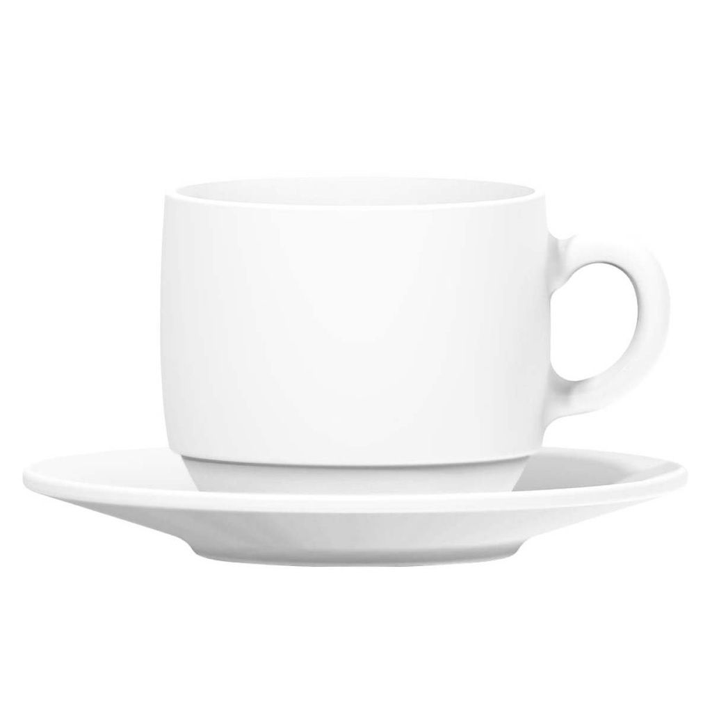 XÍCARA DE CHÁ OPALINE 240ML C/PIRES AVULSA DURALEX