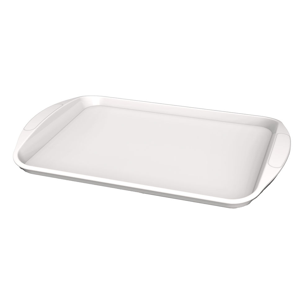 BANDEJA MULT-SERVE G 30x3,5x44CM BRANCO ECO UNITERMI