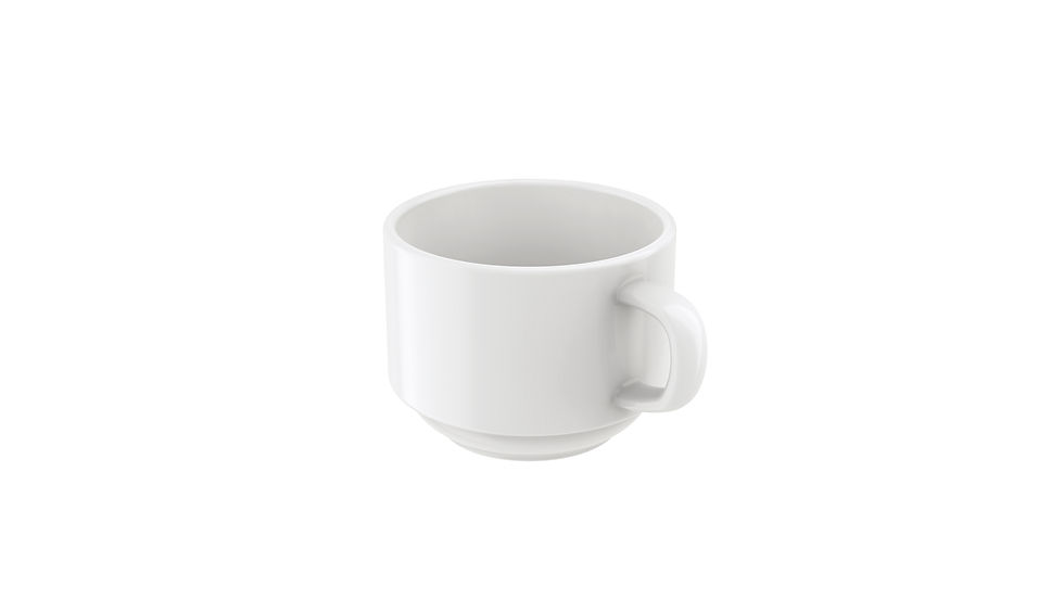 Miniatura: XÍCARA DE CHÁ PORCELANA 240ML COM PIRES AVULSA TRAMONTINA
