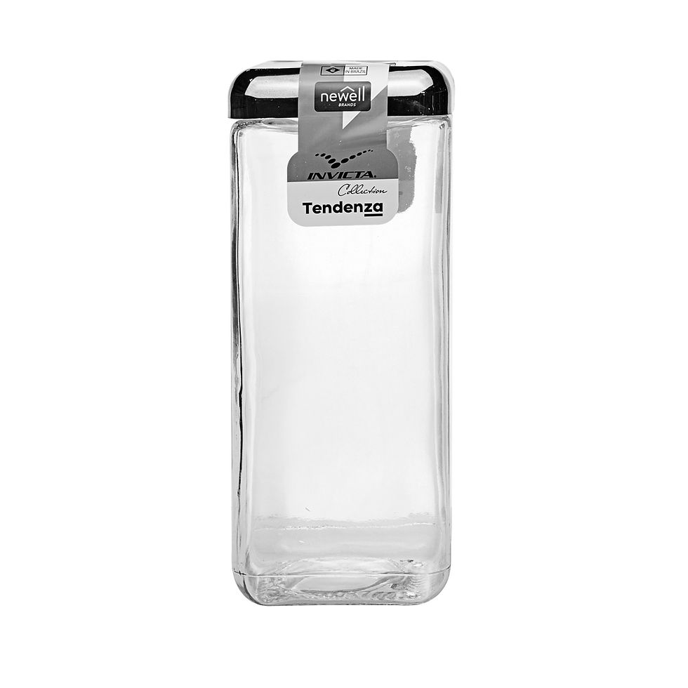 Miniatura: KIT POTE TENDENZA METALIZADO PRATA 3PCS 0,75/1,3/2L INVICTA