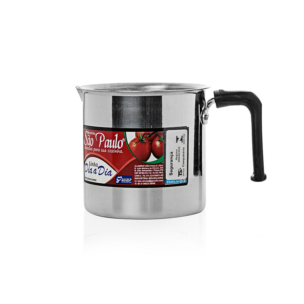 CANECÃO FERVEDOR LUXO POLIDO 1,7L Nº13 ALUMÍNIO SÃO PAULO