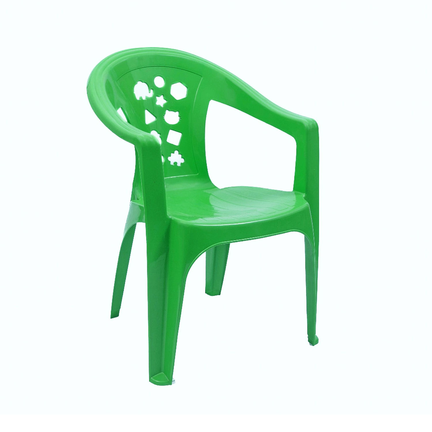 POLTRONA INFANTIL VERDE MISTA 33x52x38cm PLASTMASTER