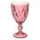 Miniatura: JOGO DE TAÇA DE VIDRO DIAMANTE ROSA 300ML C/ 06 TOK HOUSE