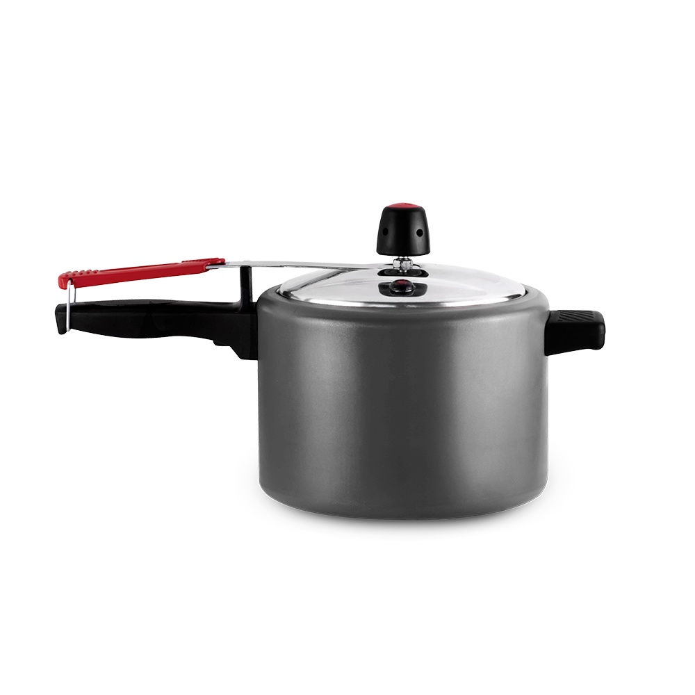 PANELA DE PRESSÃO AA ALUMINE 4,5L CINZA TAMPA POLIDA ALEGRETE