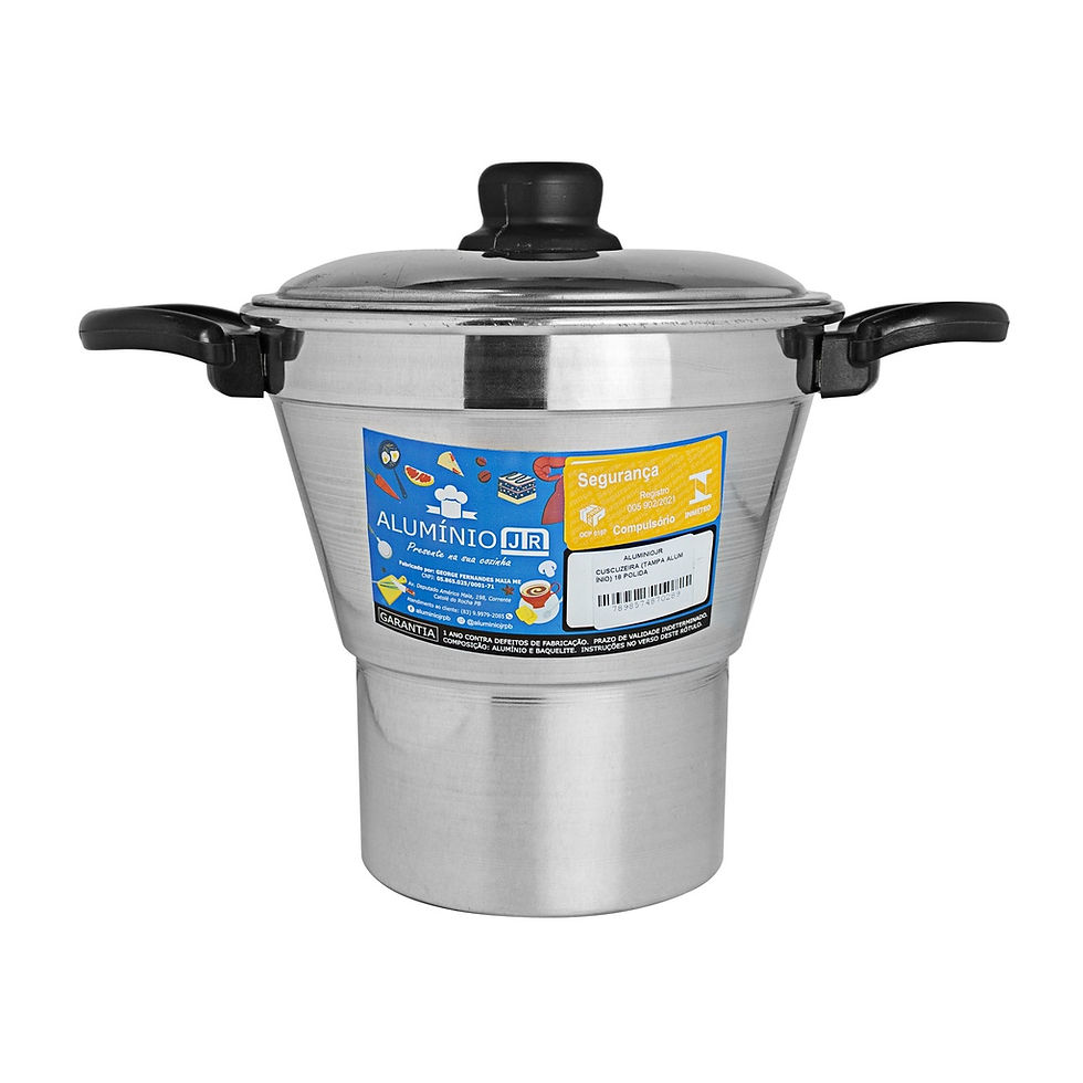 [A] CUSCUZEIRA POLIDA N18 ALUMÍNIO JR