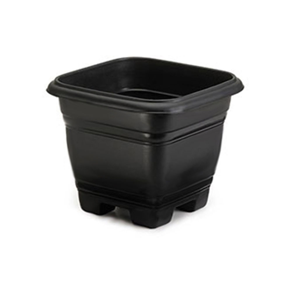 Miniatura: VASO QUADRADO N. 22 PRETO RISCHIOTO