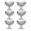 Miniatura: KIT TAÇA DE SORVETE DE VIDRO TRANSPARENTE ESTRELA 335ML 6PCS SK20026 ECO'S