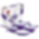 JOGO DE PANELAS REVESTIMENTO EM CERAMICA ROXO 4PC CLINK