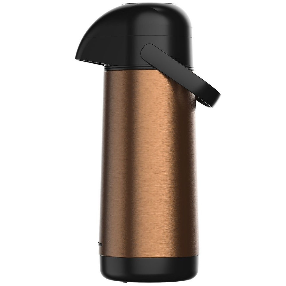 Miniatura: GARRAFA TÉRMICA LUMINA 1L PRESSÃO INOX COBRE TERMOLAR 9751C
