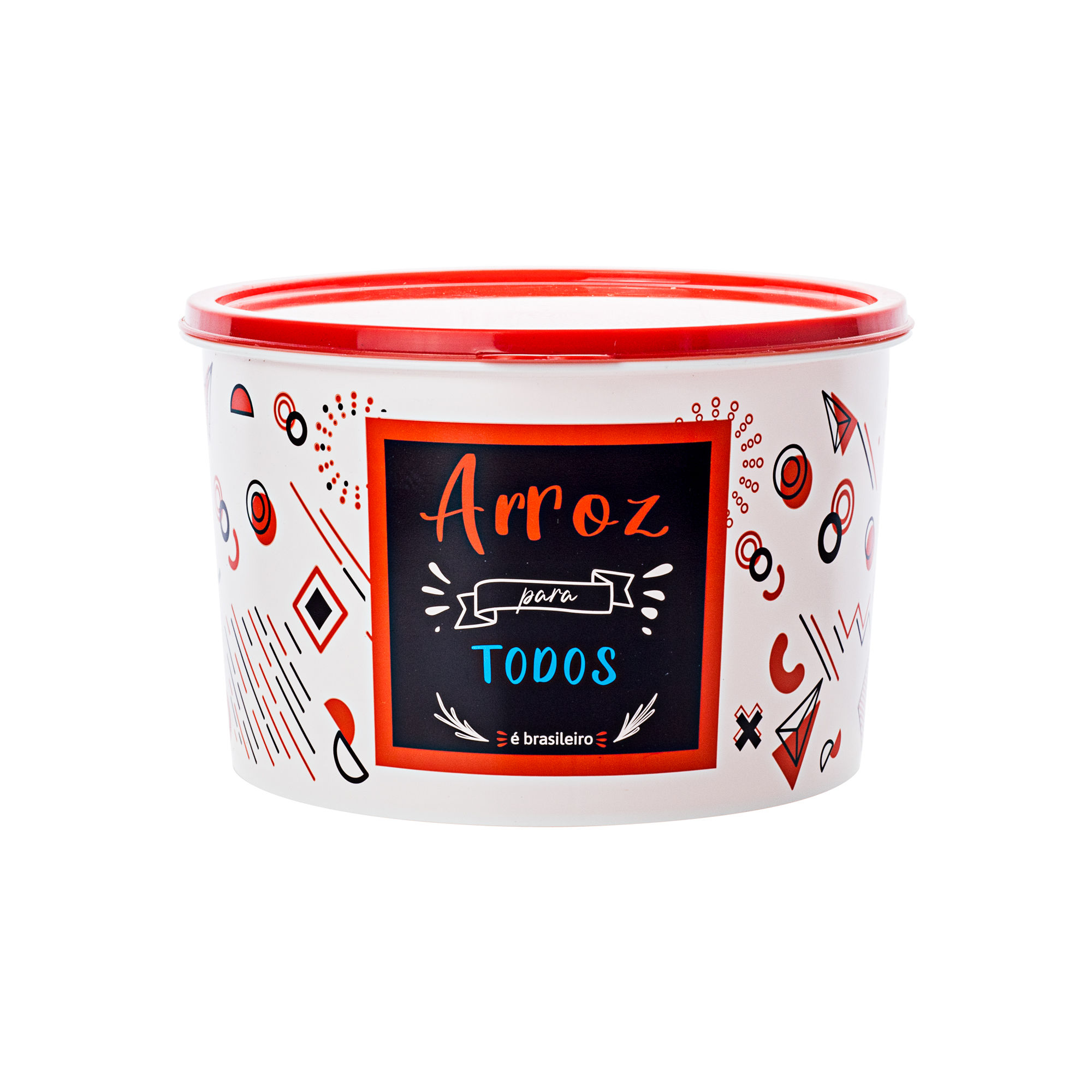 POTE MULTIUSO MANTIMENTO COLORS 2L PREMIUM DECORADO ARROZ BPA FREE PEDREIRA