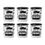Miniatura: KIT POTE MULTIUSO CONDIMENTO BLACK 200ML PREMIUM 6PCS COLORAU BPA FREE PEDREIRA
