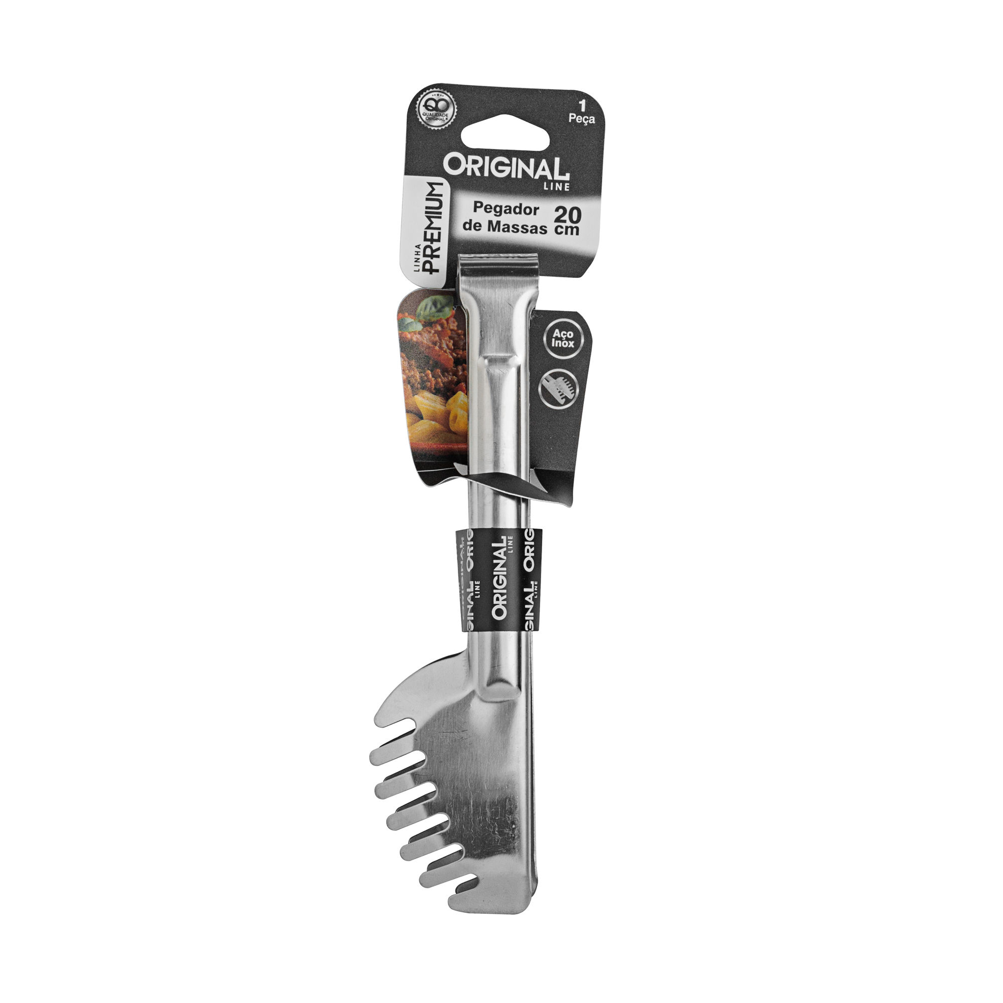 PEGADOR DE MASSA INOX 20 CM SL0523 ORIGINAL LINE