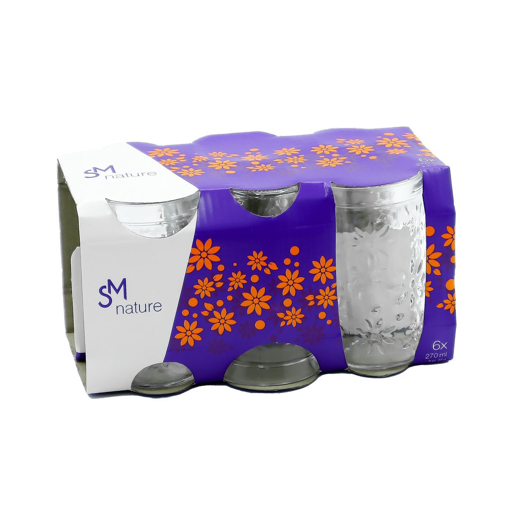 JOGO DE COPO NATURE 270ML 6PC NADIR FIGUEIREDO