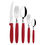 Miniatura: FAQUEIRO INOX 30PC IPANEMA VERMELHO TRAMONTINA