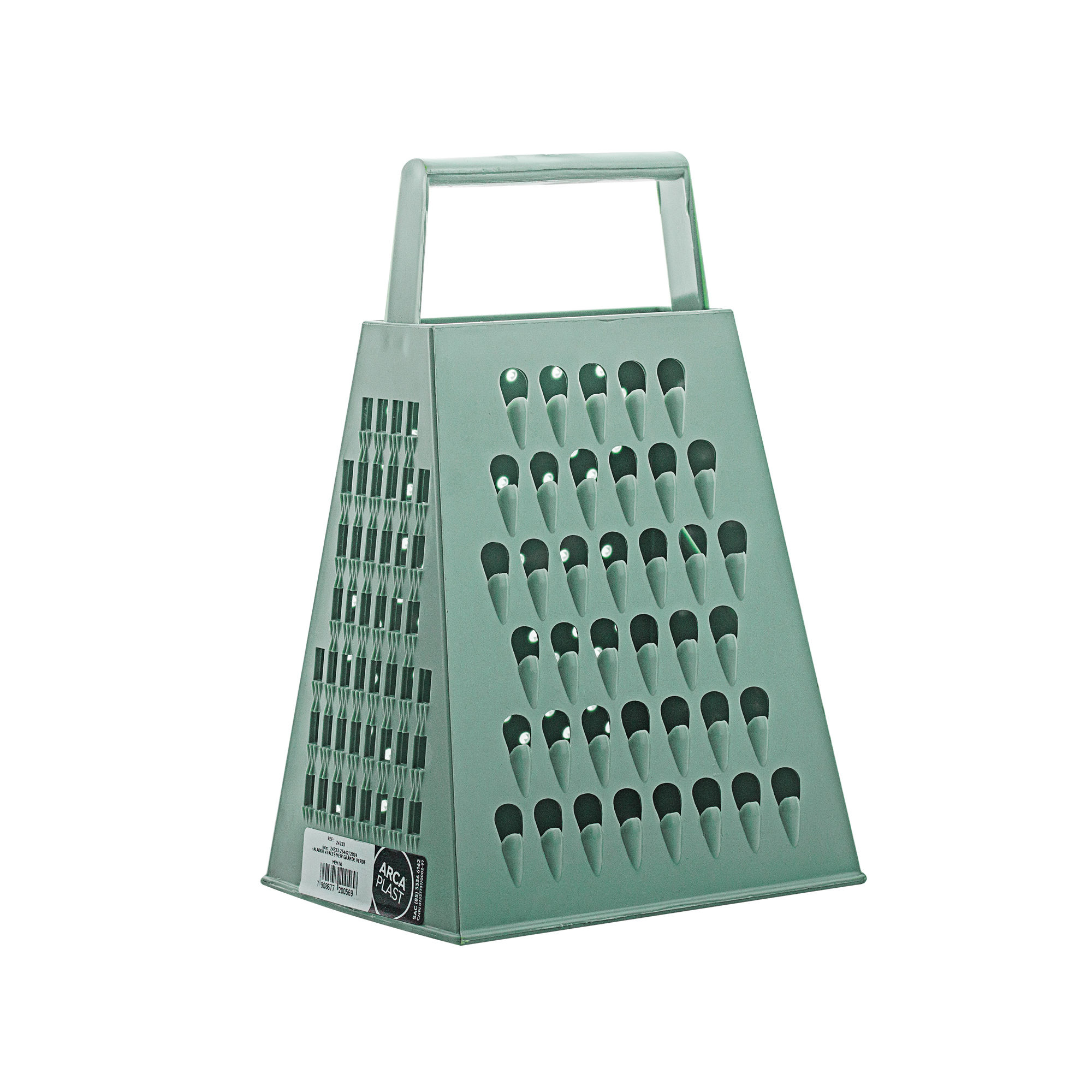 RALADOR 4 FACES NEW GRANDE VERDE MENTA 10x19,5x12cm ARCA PLAST