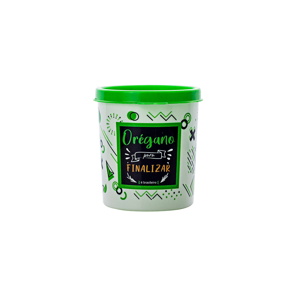 POTE MULTIUSO CONDIMENTO COLORS 200ML PREMIUM DECORADO ORÉGANO BPA FREE PEDREIRA