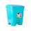 Miniatura: LIXEIRA C/PEDAL QUADRADA 14 L VERDE MERCONPLAS