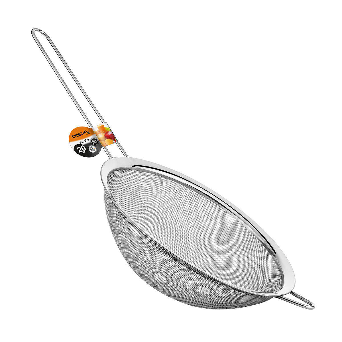 PENEIRA AÇO INOX 20CM SL0296 ORIGINAL LINE