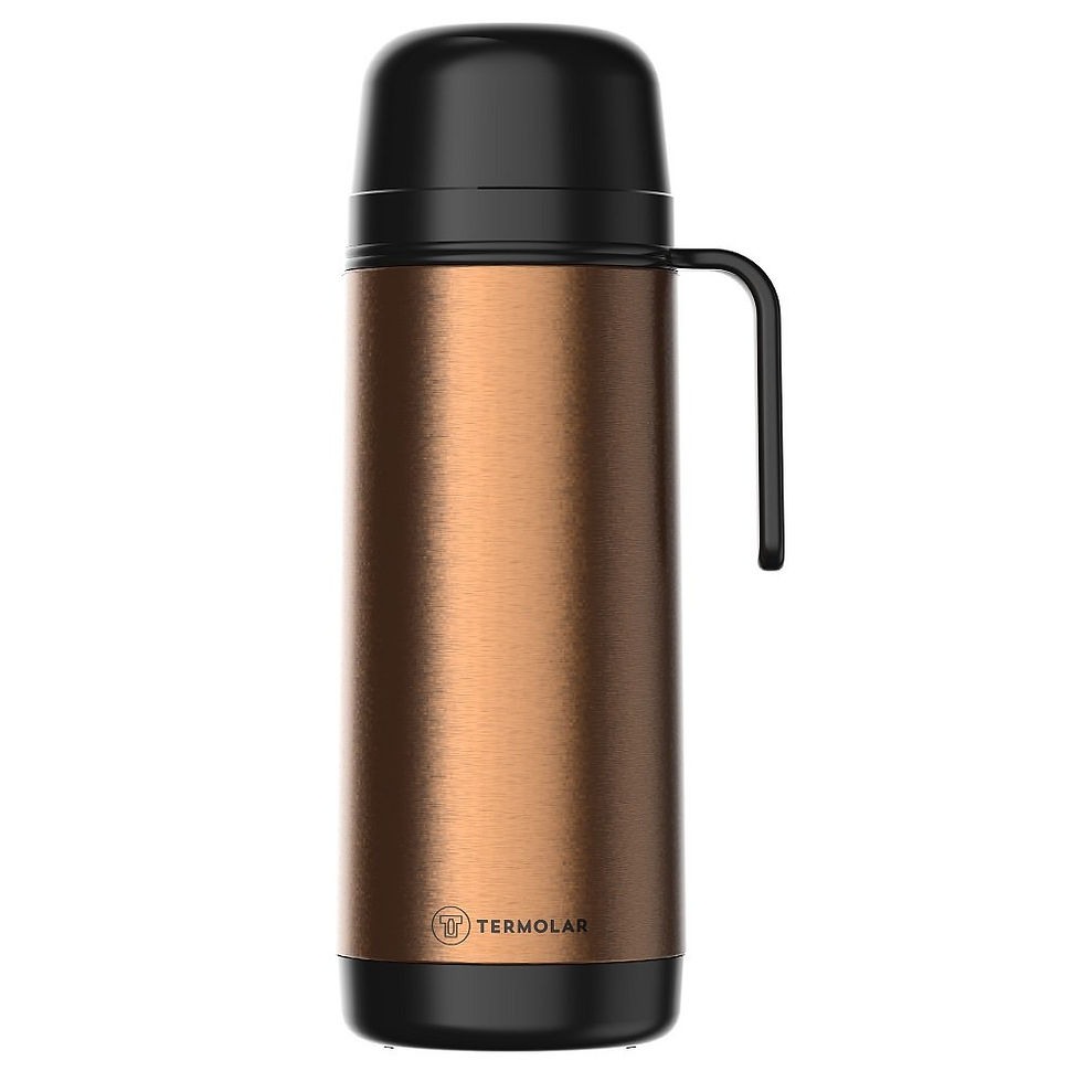 Miniatura: GARRAFA TERMICA LUMINA 1L INOX COBRE TERMOLAR 9721C