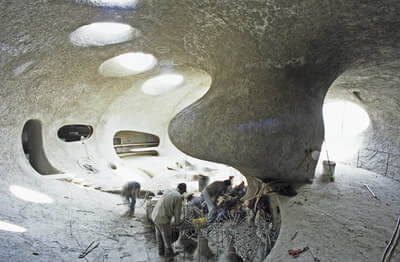 Casa Nautilus de Javier Senosiain en Naucalpan de Juárez, Estado de México. Artículo en Revista FOCUS Latinoamérica sobre arquitectura mexicana, arquitectura orgánica, Casa Caracol y architecture.