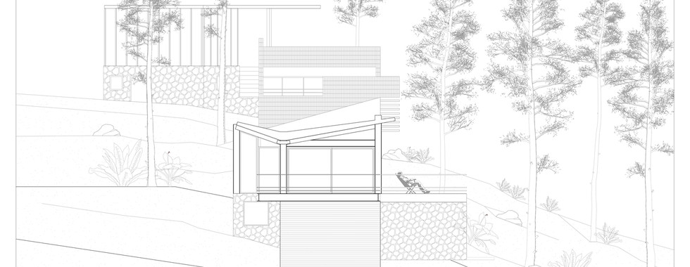 Casa Oruç de Saavedra Arquitectos en Mineral del Monte, Hidalgo, México. Artículo en Revista FOCUS Latinoamérica sobre arquitectura mexicana, vivienda en pendiente, casa en el bosque y architecture.