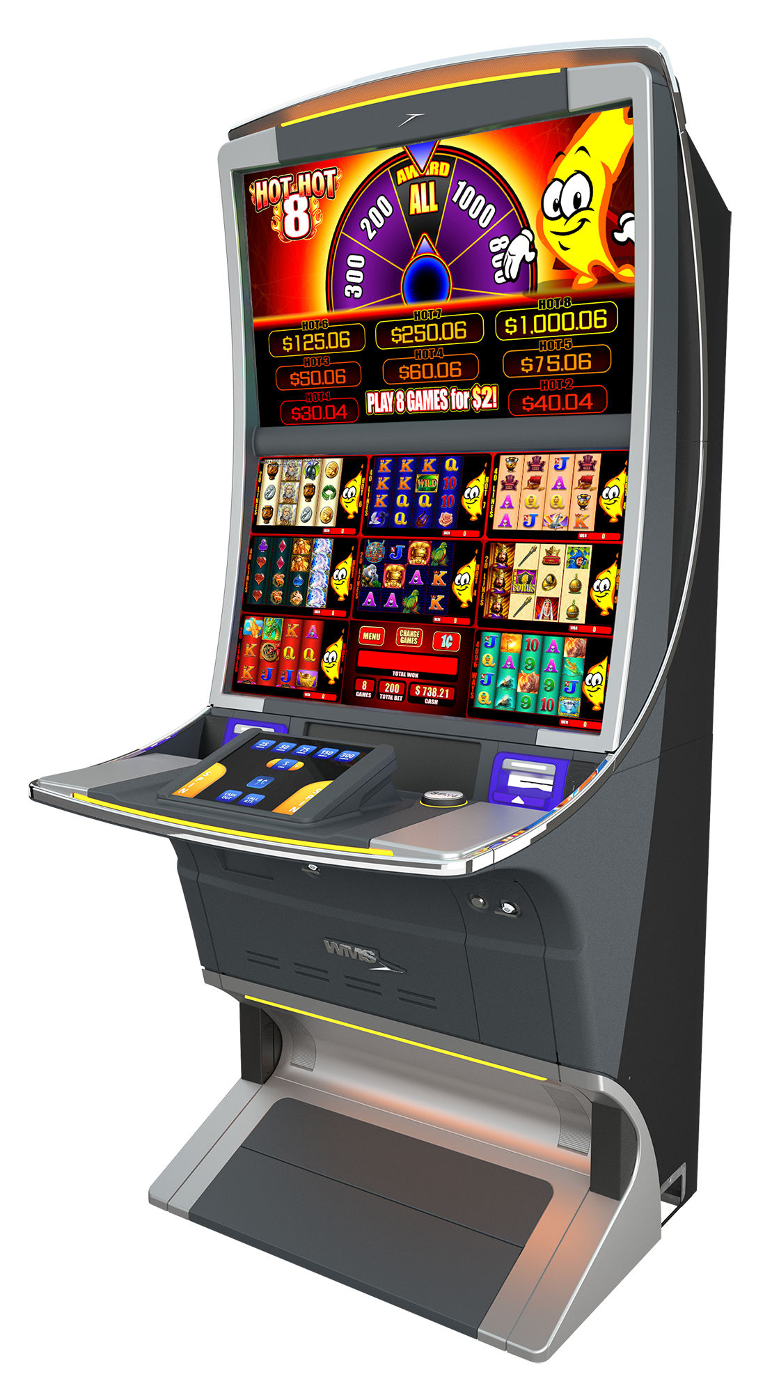 WMS Blade Slot Machine Cabinet
