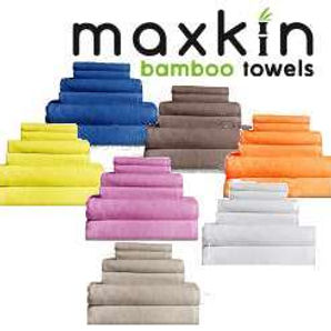 6-Piece Bamboo Fiber Towel Set