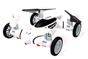 XTreme® Fly and Drive Quad Copter Drone - White