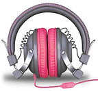 iSound® HM-260 Headphones with Mic, Volume Control & Call Button - pink