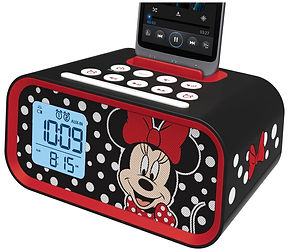 Minnie Mouse Alarm Clock with USB Charger