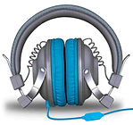 iSound® HM-260 Headphones with Mic, Volume Control & Call Button - blue