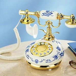 Golden Eagle 9005HT Delft Blue & White Porcelain Phone