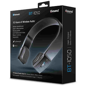 iSound® BT-1050 Bluetooth Headphones with Mic - Box