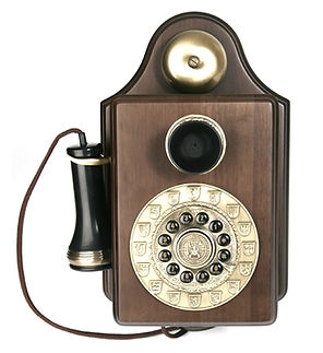 Retro 1903 Antique Reproduction Wall Phone by Paramount