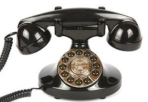 Nostalgic 1922 Alexis Style Decorator Phone - Black