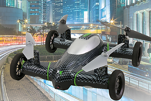 XTreme® Fly and Drive Quad Copter Drone - Carbon Fiber