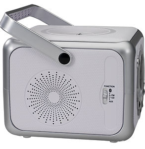Jensen® CD-555 FM Stereo/CD Bluetooth Boombox