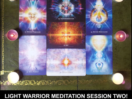 Light Warrior Session Two! Join Us over on Youtube to send Love and Light into the Collective!