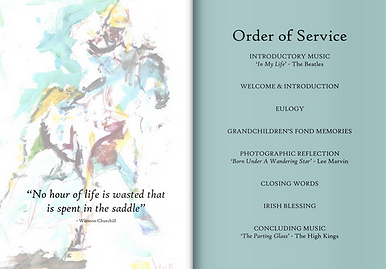 Service Booklet Funerals Mornington Peninsula Funerals