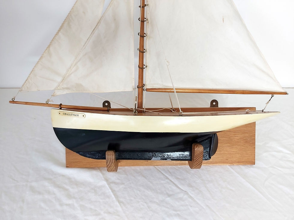 Thumbnail: gaffer pond yacht antiques