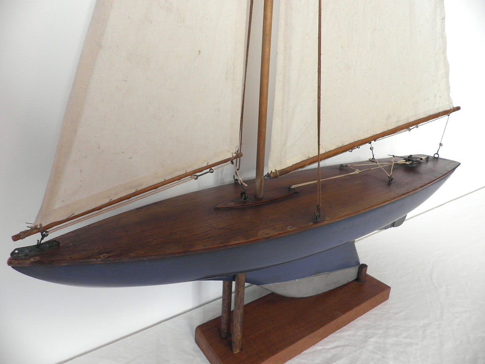 Thumbnail: gamages pond yacht antiques